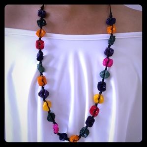 Fashion Jewelry Summer Necklace.multi-color